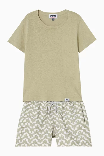 Staniel Printed Swim Shorts