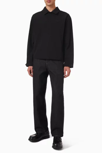 Tech Rugby Shirt in Stretch Nylon