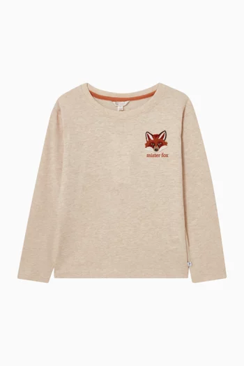 Junior Boy Mr Fox T-shirt in Cotton