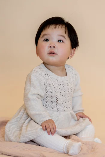Wild Garden Knitted Overlay Romper