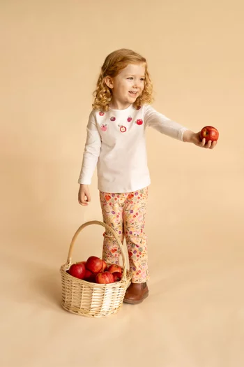 Wild Garden Boucle T-shirt in Organic Cotton