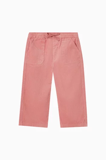 Baby Girl Wild Garden Pull-on Pants in Corduroy