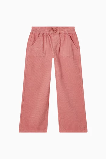 Junior Girl Wild Garden Pull-on Pants in Corduroy