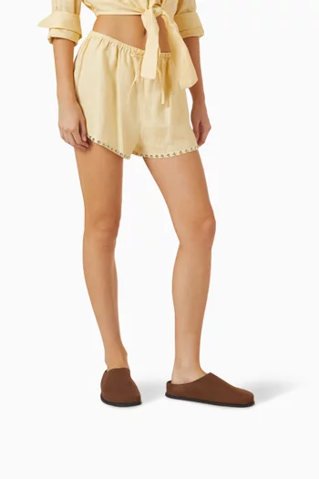 Lou Clog Slippers  in Suede