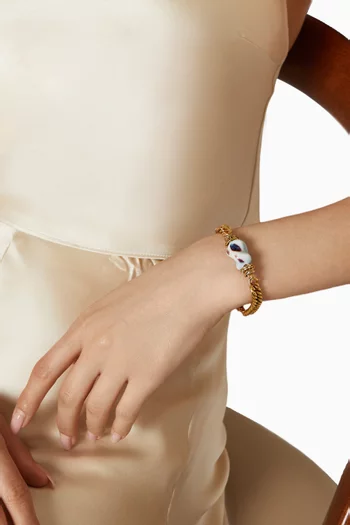 Salyra Chain Bracelet in Gold-plated Brass