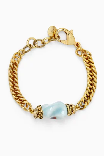 Salyra Chain Bracelet in Gold-plated Brass
