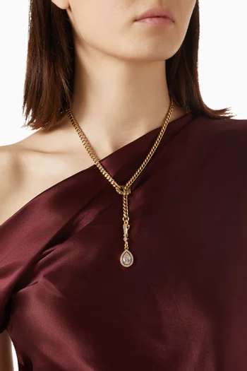 A Drop Of Chic Chain Necklace in Gold-plated Brass