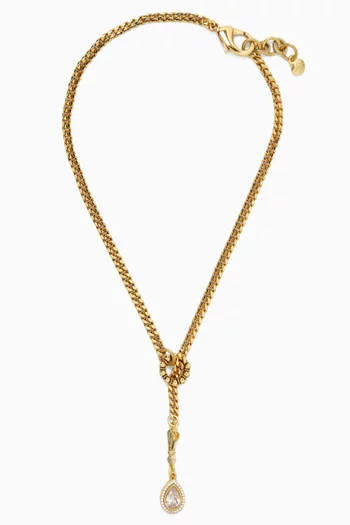 A Drop Of Chic Chain Necklace in Gold-plated Brass