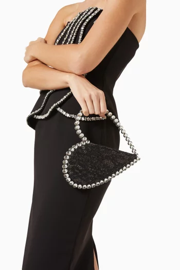 Small Love Top-handle Bag in Lace