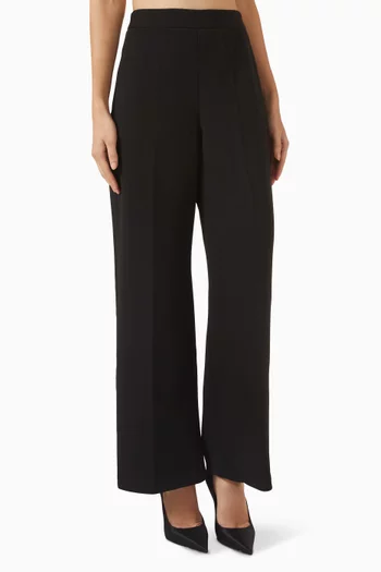 Flared Pants in Double-knit Spandex