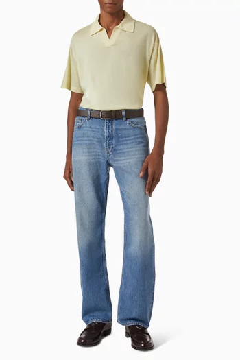 Superfine Polo T-shirt in Knit