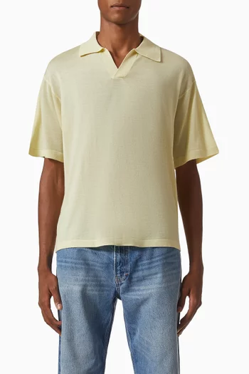 Superfine Polo T-shirt in Knit