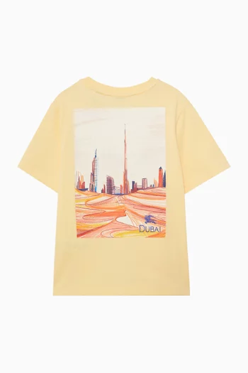Dubai Logo T-Shirt in Cotton