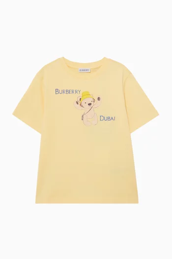 Dubai Logo T-Shirt in Cotton
