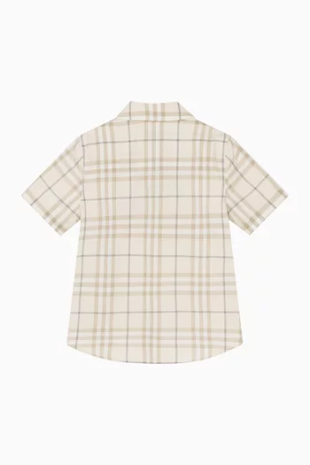 Check Shirt in Cotton