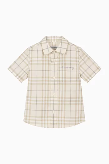 Check Shirt in Cotton
