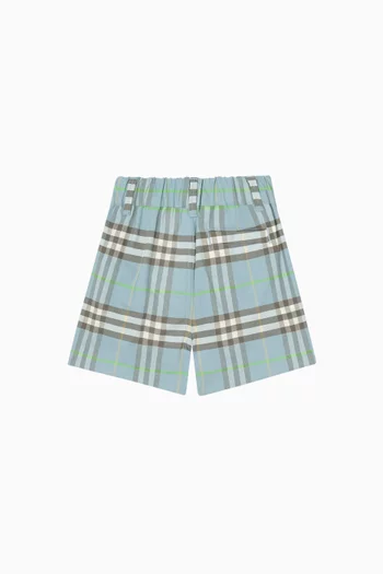 Oscar Check-print Shorts