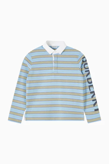 Striped Polo Shirt in Cotton