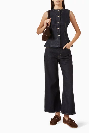 The Form Vest in Denim