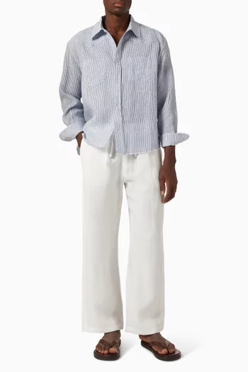 Western Shirt in Linen