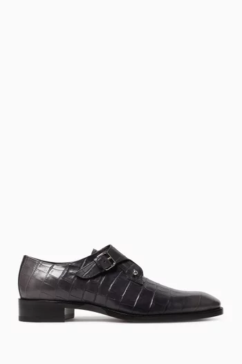 Chambelimonk Loafers in Patinated Leather