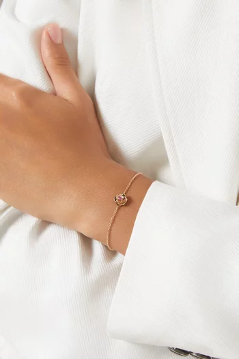 Rose Bracelet in 18kt Rose Gold