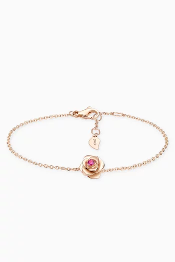 Rose Bracelet in 18kt Rose Gold