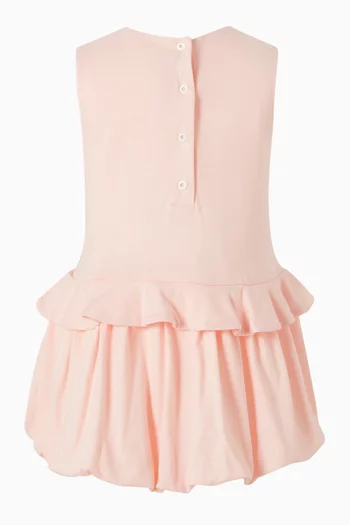 Balloon Skirt Dress in Cotton