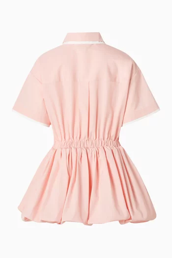 Balloon Dress in Cotton-poplin