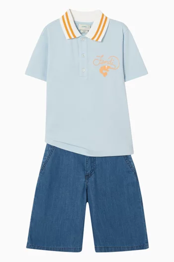 Bermuda Shorts in Denim