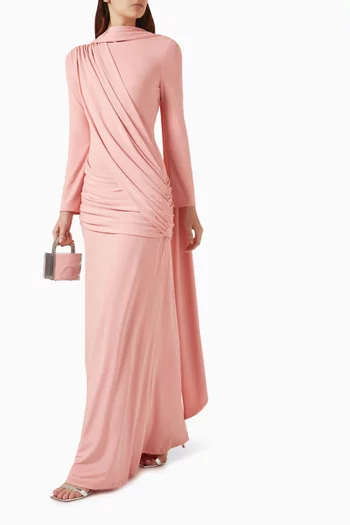 Drape Scarf Dress