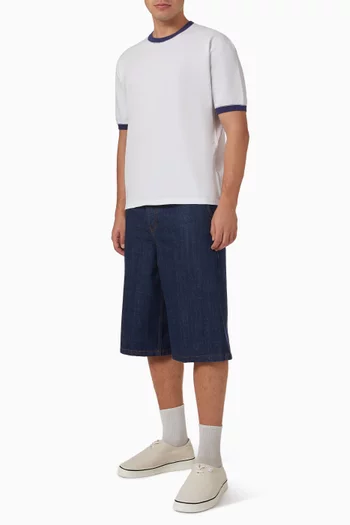 Accent Ringer T-shirt in Cotton