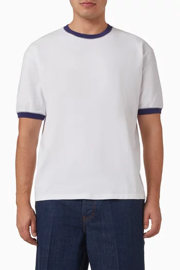 Accent Ringer T-shirt in Cotton