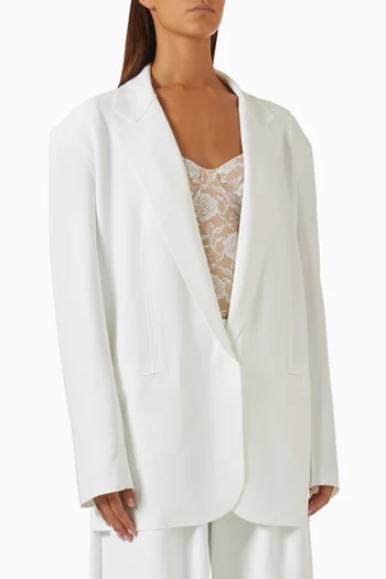 Oversized Single-breasted Blazer