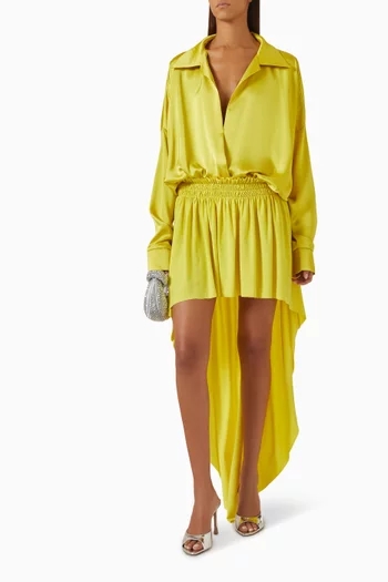 Oversized Boyfriend Shirt Bodysuit