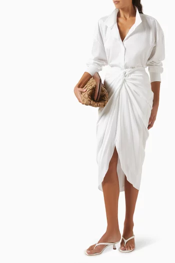 Un Tej Oversized Shirt in Cotton