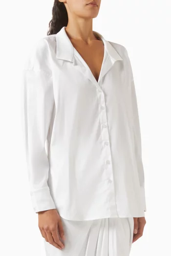 Un Tej Oversized Shirt in Cotton