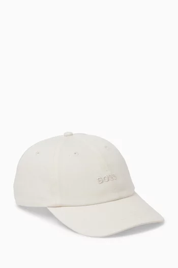 Logo Baseball Cap in Cotton-twill