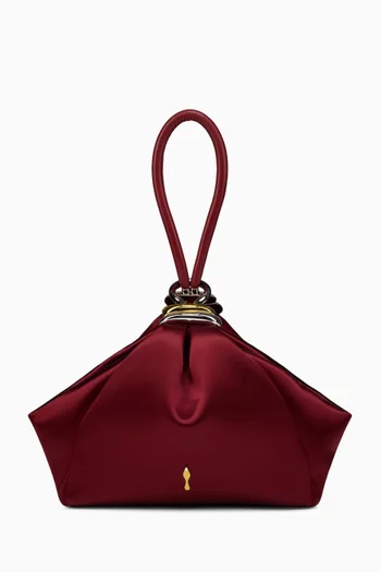 Small Sabrina Pouch in Neoprene Satin