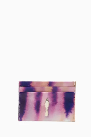 Bettina Cardholder in Calf Tie Dye
