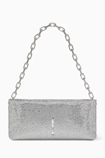 Maykimay Crystal-embellished Chain Pouch