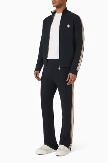 Café Culture Track Pants in Wool