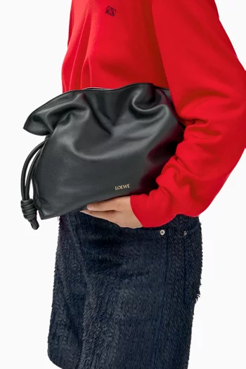 Medium Flamenco Clutch in Nappa Calfskin