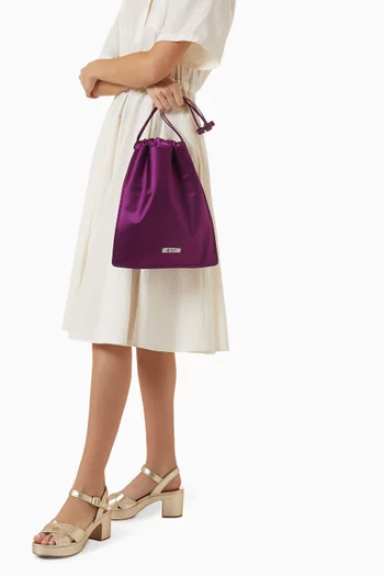 Wish Pouch in Silk Duchesse
