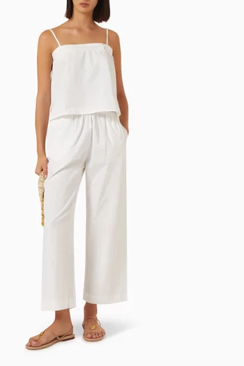 Panelled Pants in Organic Cotton