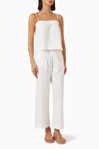 Panelled Pants in Organic Cotton