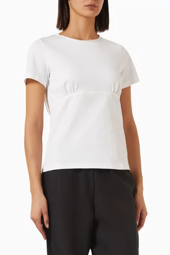 Tape T-shirt in Organic Cotton