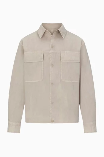 Button-up Shirt in Cotton-blend