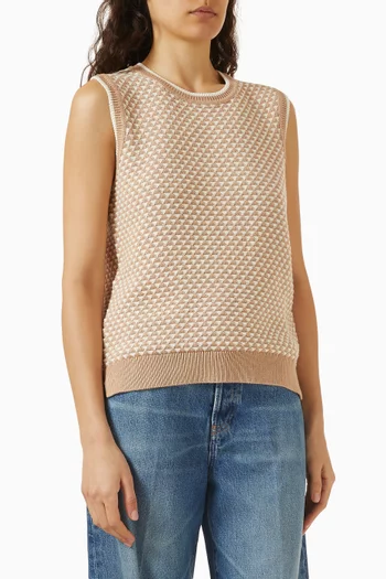 Jenson Stitch-knit Tank Top in Cotton