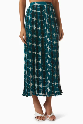 Pleated Skirt in Georgette